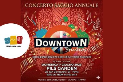 Pavia, la musica dei giovani protagonisti al Concerto Saggio di Downtown Studios