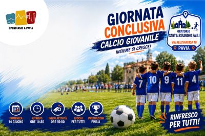 CSI Pavia, festa finale del calcio giovanile: il 14 giugno una giornata di sport e divertimento