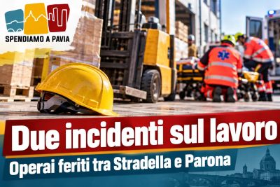 Sicurezza sul lavoro, due incidenti tra Stradella e Parona: feriti operai durante la movimentazione delle merci